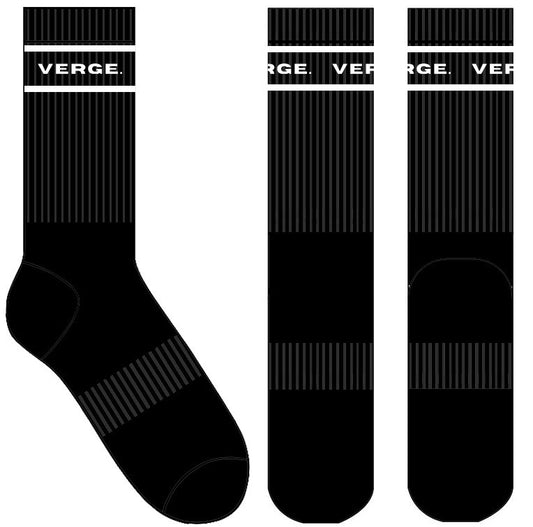 Verge Crew Socks (Black)